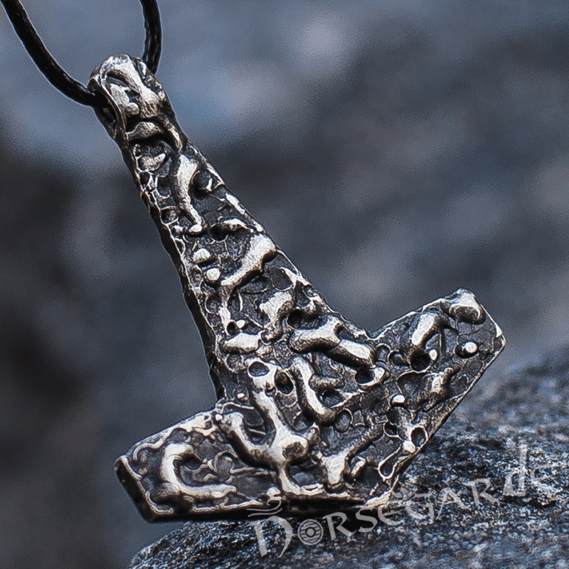Silver Thor Hammer Pendant, Mjolnir Necklace From Scania Island, Norse  Weapon Pendant. Handmade Viking Jewelry, 925 Silver Norse Pendant - Etsy